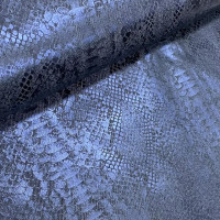 Likutis - džinsas gyvatės rašto, su elastanu ir folija